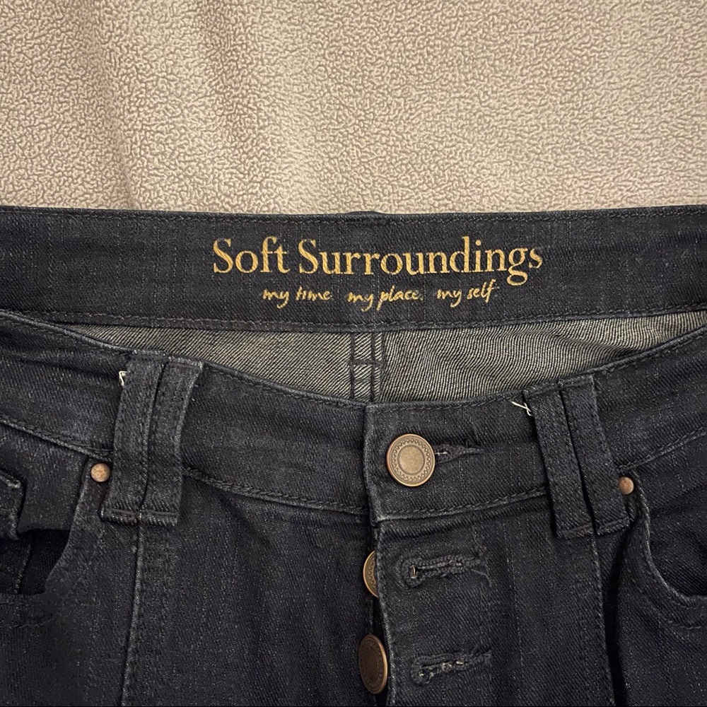 Soft Surroundings Metamorphic Button Front Flare … - image 3